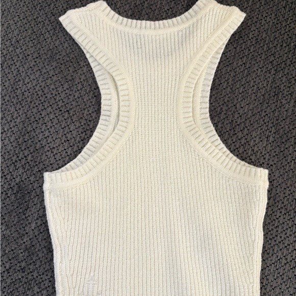 SER.O.YA Ivory Ribbed Tank Top - Picture 2 of 2